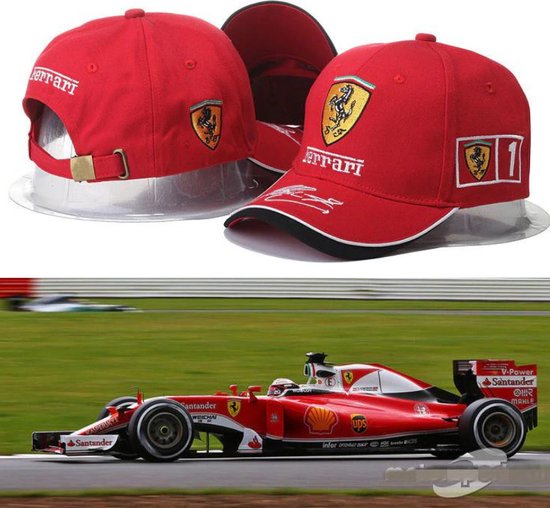 Casquette Ferrari F1 Racing Team, Casquette de baseball Grand Prix Formula  1