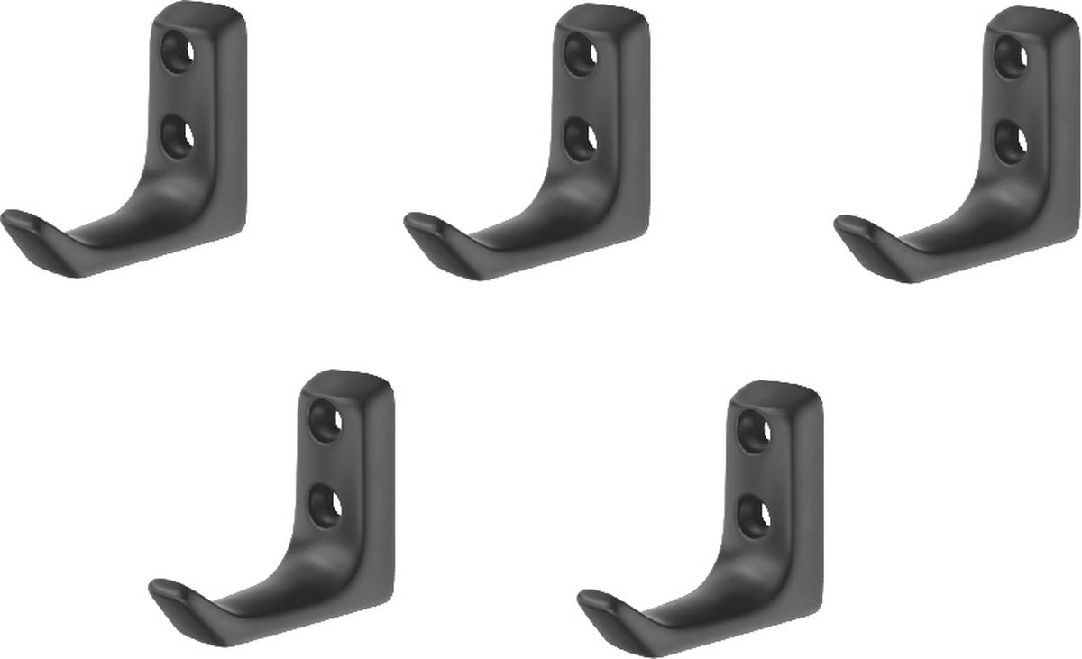 Hermeta jashaak Enkel - Zwart - 0031-70 - Aluminium jashaak - 5 stuks