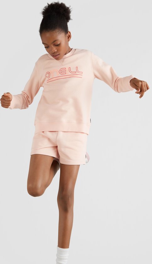 O'Neill Sweatshirts Girls ALL YEAR CREW Tropical Peach Trui 140 - Tropical Peach 60% Cotton, 40% Recycled Polyester