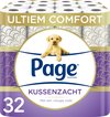 Page toiletpapier - 32 rollen - Kussenzacht wc papier (3-laags) - voordeelverpakking