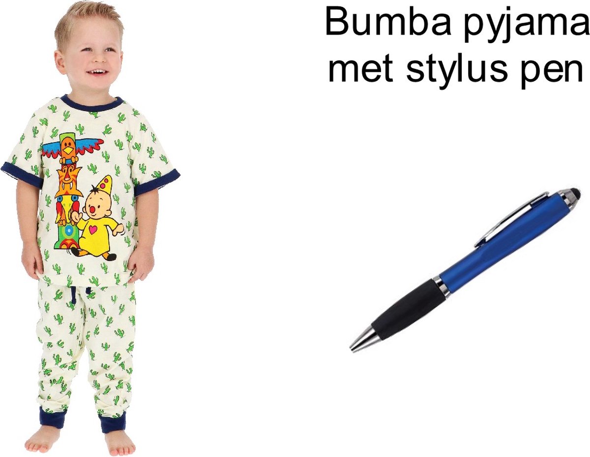 Bumba Pyjama - Cactus. Maat 98/104 cm - 3/4 jaar + EXTRA 1 Stylus Pen.