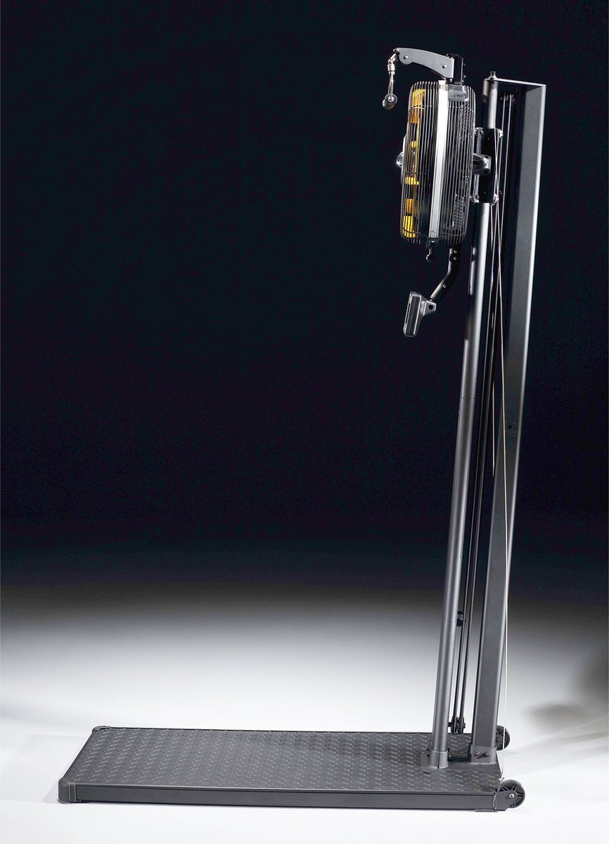 Afbeelding 3 van Evocardio Renegade Air Ski ASKI200 - Skitrainer met platform & transportwieltjes - SkiErg - Ski Apparaat voor CrossFit en Fitness