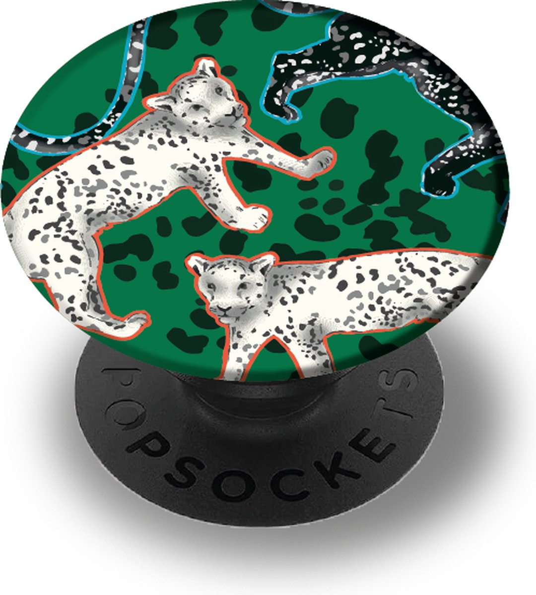 Richmond & Finch PopSockets Telefoon Grip - Green Leopard