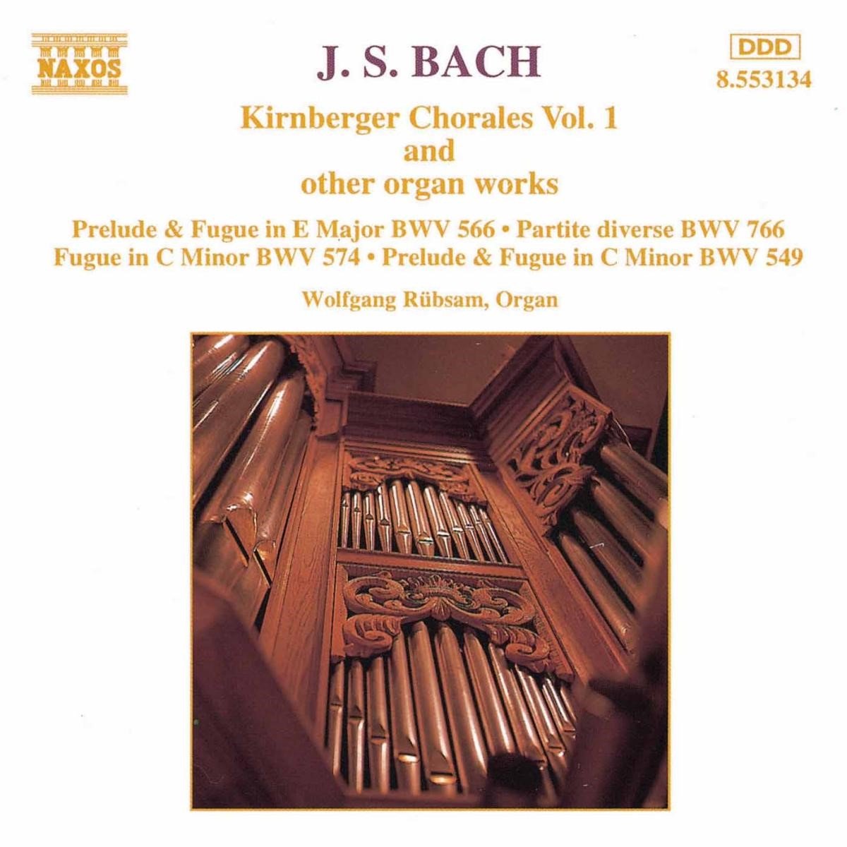 Wolfgang Rübsam - J.S. Bach: Kirnberger Chorales 1 (CD)