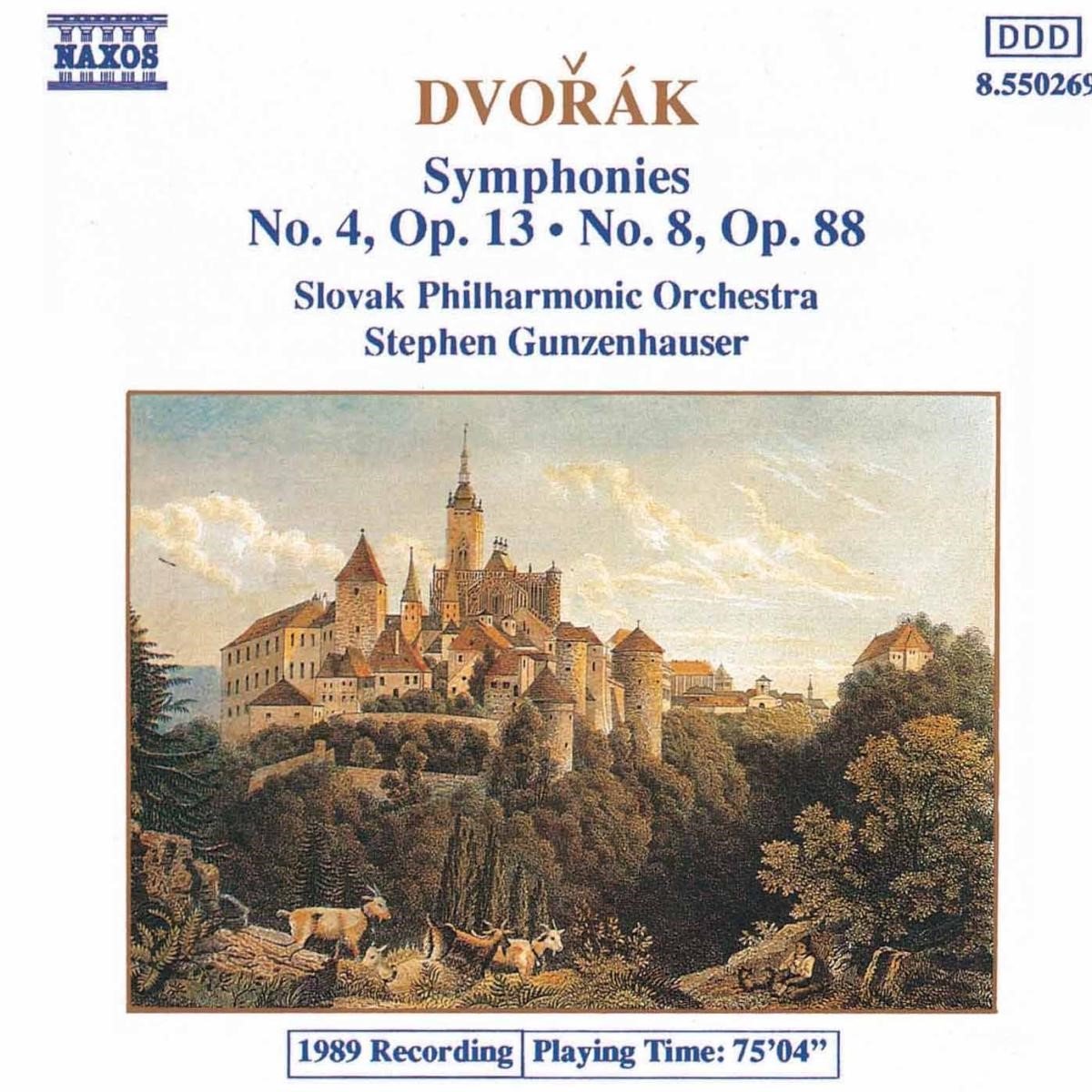 Slovak Philharmonic Orchestra - Dvořák: Symphonies Nos. 4 & 8 (CD)