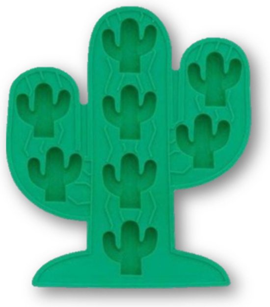 Cactus ijsblokjesvorm - IJsvorm - IJsblokjes Cactus -8 stuks cactus vormpjes - Zomers gevoel - Cactus ijsblokjes in jou drankje.