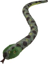 Pluche dieren knuffels Anaconda slang van 150 cm - Knuffeldieren slangen speelgoed