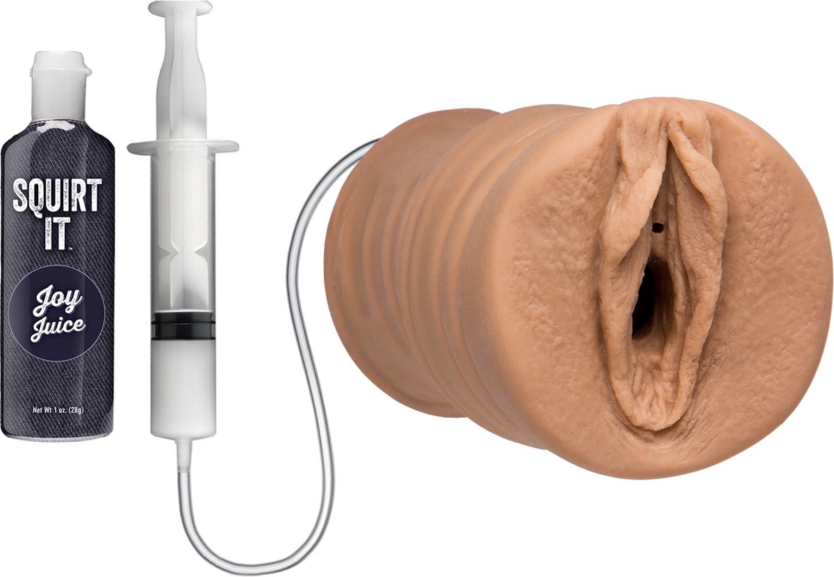 Goedkoopste Squirt It - Squirting Pussy with 1 fl. oz. Joy Juice - Brown