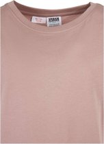 Urban Classics Kinder Tshirt - Kids 122/128- Organic Extended Shoulder Pink