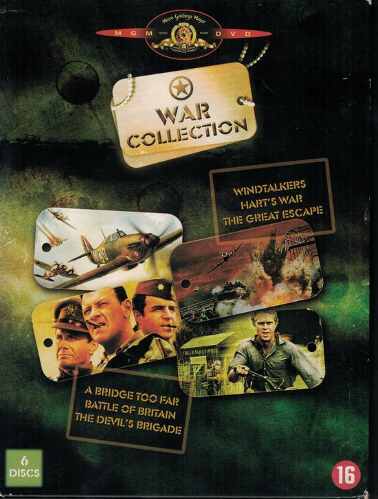 War Collection - 6 Films in box - Great Escape / Bridge too far / Battle of Britain e.a.
