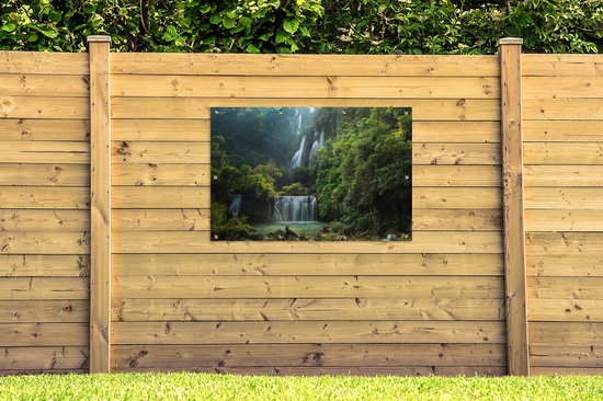 Affiche de jardin Cascade - Thaïlande - Jungle - 120x80 cm - Jardin