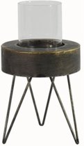 non-branded-kaarsenhouder-elcke-20-x-29-cm-staal