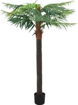 Kunstboom met pot phoenixpalm 215 cm groen