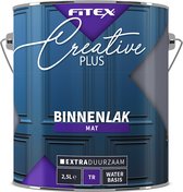 Fitex Creative+ Binnenlak Mat - Lakverf - Dekkend - Binnen - Water basis - Mat