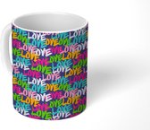 Mok - Koffiemok - Quotes - Regenboog - Romantisch - Mokken - 350 ML - Beker - Koffiemokken - Theemok