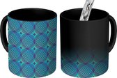 Magische Mok - Foto op Warmte Mokken - Koffiemok - Neon - Laser - Patronen - Abstract - Magic Mok - Beker - 350 ML - Theemok