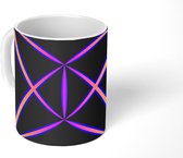 Mok - Koffiemok - Diamant - Neon - Design - Mokken - 350 ML - Beker - Koffiemokken - Theemok