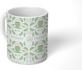Mok - Koffiemok - Thee - Patronen - Vogels - Mokken - 350 ML - Beker - Koffiemokken - Theemok