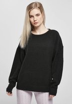 Urban Classics Sweater/trui -M- Chunky Fluffy Zwart