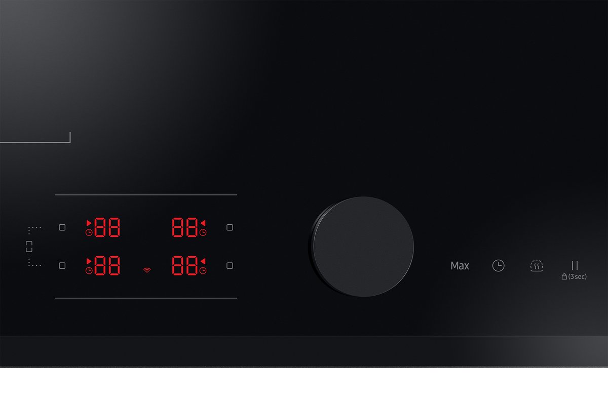 Samsung NZ64B6058KK Zwart Ingebouwd 60 cm Inductiekookplaat zones 4 zone(s) 4 zone(s)