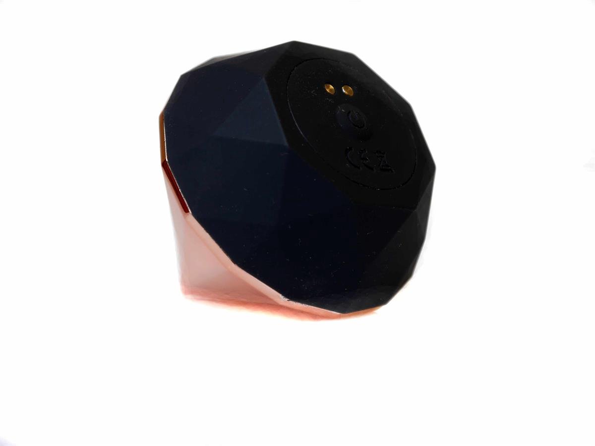 Goedkoopste Bossoftoys Diamond Vibrator - Stymulator - Diamond Air Massager - USB 7 Functies - Rose Gold - Een heel stout sieraad!