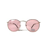 Dames Zonnebril - Zonnebrillen - Retro roze stijl - Ronde versie - UV4000