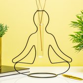 Balvi Silhouette Draadvaas - Yoga  | Moederdagcadeau