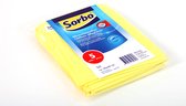 Sorbo Prof - microvezeldoek - geel - 5 stuks