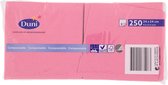 Duni - Servetten - tissue - 24cm - 3 laags - fuchsia - 250 stuks