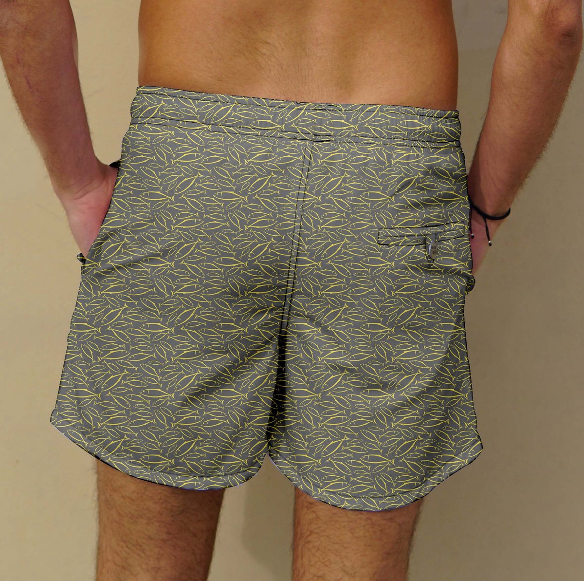 Miami Beach | Hoogwaardige Kwaliteit Zwemshort | Zwembroek | Beachshort | Heren | Sneldrogend | | MB13 - 155 Grijs — afbeelding 5