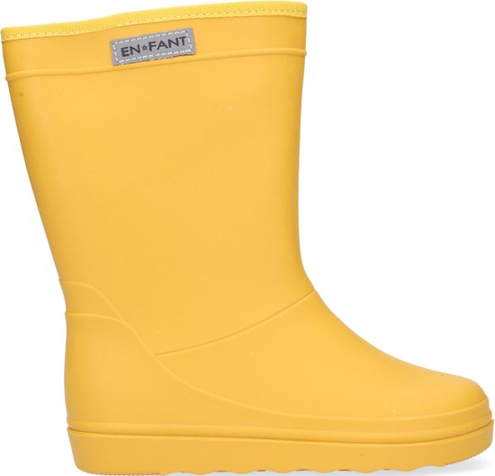 Enfant Rubber Rain Boot Solid Regenlaarzen - Rubber Laarzen - Meisjes - Geel  - Maat 29 | bol.com