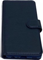 iPhone 11 Pro Max Blauw Stevige Portemonnee Wallet Case  - Pasjeshouder - boek Telefoonhoesje Kunstleer - Book case