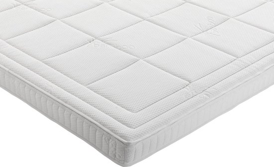 Hollands Comfort STEF Topmatras 180x190 HR Koudschuim Bamboe - 12cm dik - Luxe topper matras