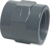 ERA Draadsok PVC-U 1 1/4" binnendraad 10bar grijs