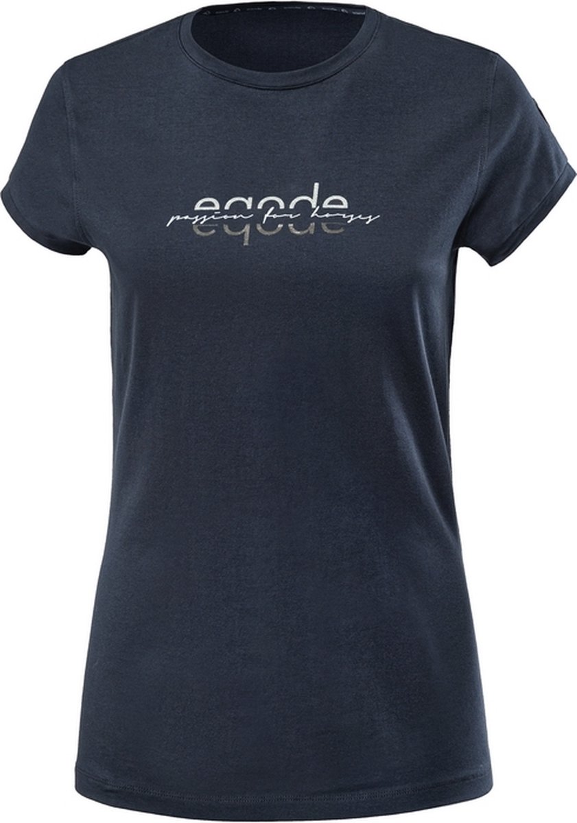 Eqode by Equiline Dames T-Shirt Dania - maat S - blue