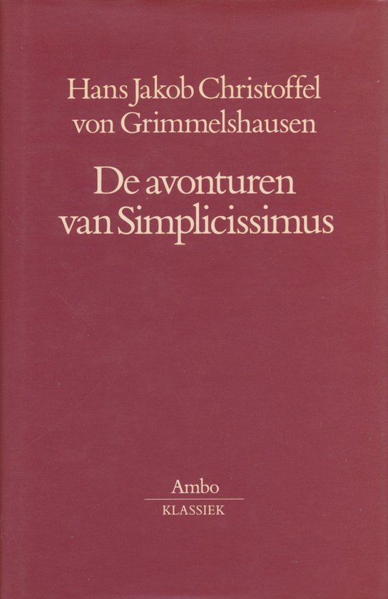 Omslag van De avonturen van Simplicissimus door Onbekend