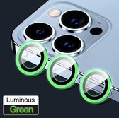 Iphone 11 Pro Max - 12 Pro - Neon - Groen - Lens beschermer - Telefoon accessoires - Trend - Trend 2022 - Lens protector - Iphone protector