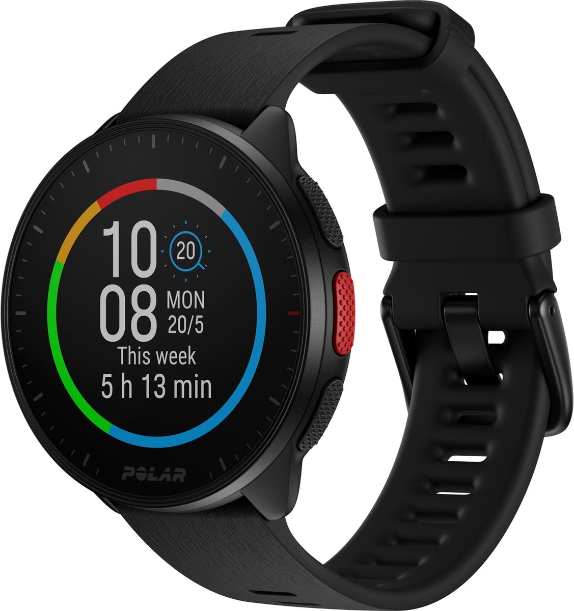 Afbeelding 2 van Polar Pacer -  GPS Hardloophorloge -  Night Black - Maten S-L