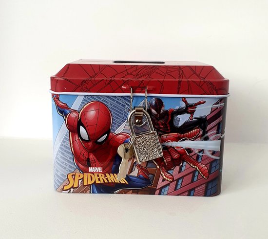 achterzijde dubbele banner Spiderman Spaarpot | bol.com
