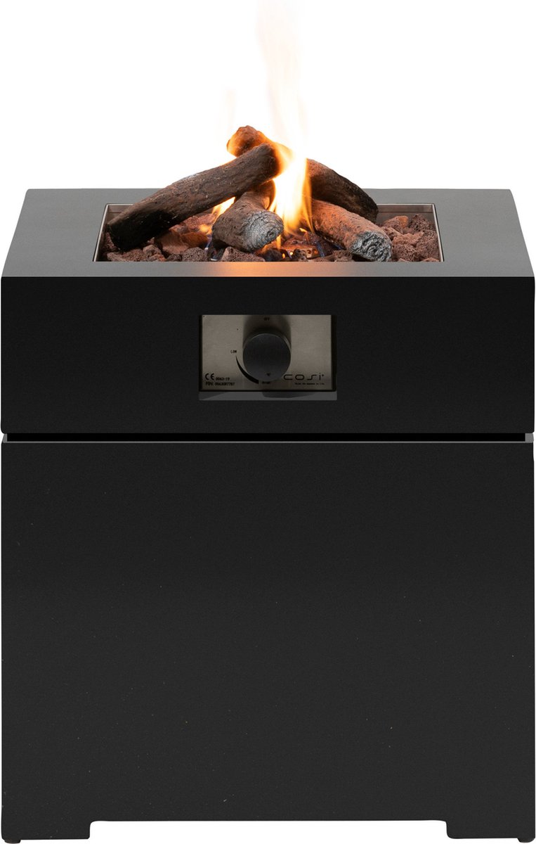 Cosi Fires - Cosibrixx 60 Anthracite - Vuurtafels - Aluminium - Grijs