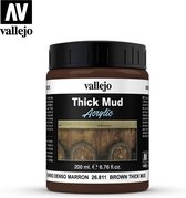 Vallejo val 26811 Brown Mud Thick Mud Weathering Effects - 200ml