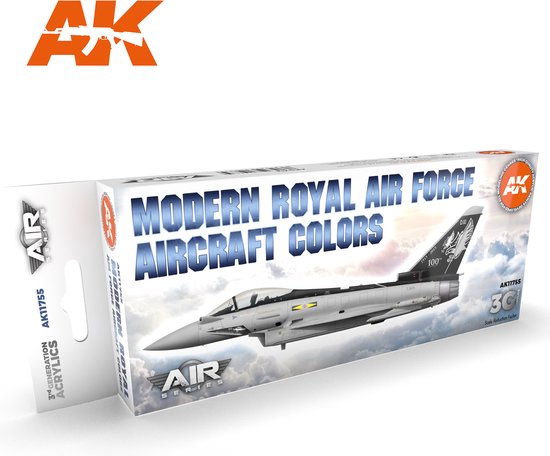 Foto: Modern royal air force aircraft colors set ak interactive ak 11755