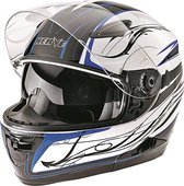 Nerve - Motorhelm - Integraalhelm - Multi - Zwart/ wit/ blauw