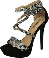 Snake-High-Heels-Sandalen-maat 41