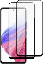 2x Screenprotector geschikt voor Samsung A53 5G – Full Screen Protector Tempered Glass