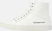 KUNOKA FLOOR high-top sneaker white - Sneakers Dames - maat 42 - Wit