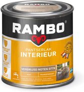 Rambo Pantserlak Interieur - Transparant Mat - Houtnerf Zichtbaar - Vergrijsd Noten - 0.25L