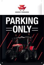 Massey Ferguson Parking Only S.E.  Metalen wandbord  20 x 30 cm.