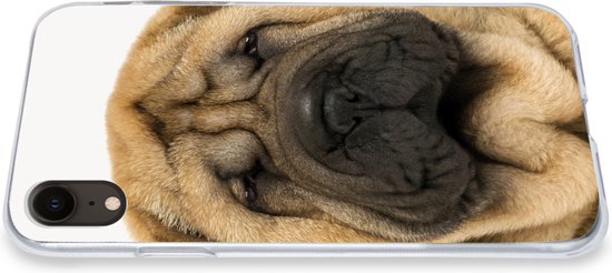 Coque iPhone XR - Chien Rides - Chambre de bébé - Bébé - Jeune - Chambre d'enfant - Chambre d'enfant - Coque de téléphone en Siliconen -
