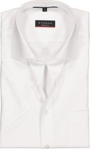 ETERNA modern fit overhemd - niet doorschijnend twill met korte mouw - wit - Strijkvrij - Boordmaat: 38